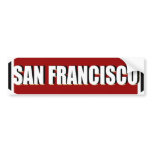 San Francisco Bumper Sticker bumper stickers