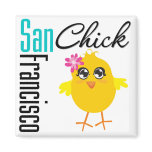 San Francisco CA Chick 1 magnets