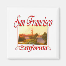 San Francisco California Refrigerator Magnet