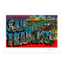 San Francisco, CaliforniaLarge Letter Scenes postcards
