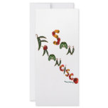 San Francisco Chilli Peppers rack cards