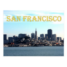 San Francisco City View from the Bay Post Card