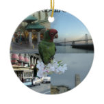 San Francisco Collage #3 Christmas Tree Ornaments