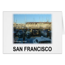 San Francisco Fisherman's wharf Greeting Card