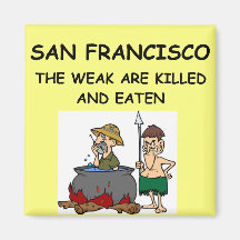 SAN FRANcisco Fridge Magnet