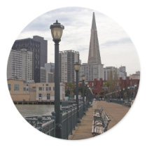 San Francisco from Pier 39 Stickers