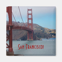 San Francisco, golden gate bridge Fridge Magnet
