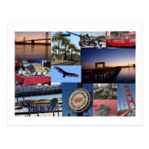 San Francisco Photo Collage Post Card