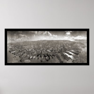 San Francisco Ruins Photo 1906 Poster by lc_panoramicphotos