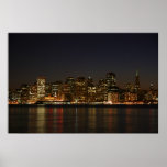 San Francisco Skyline at Night posters