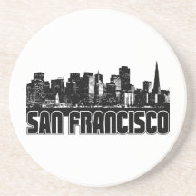 San Francisco Skyline Drink Coaster