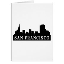 San Francisco Skyline Greeting Cards