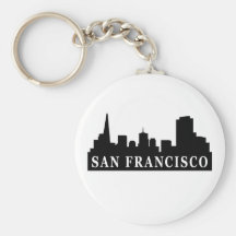 San Francisco Skyline Key Chains