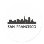 San Francisco Skyline stickers