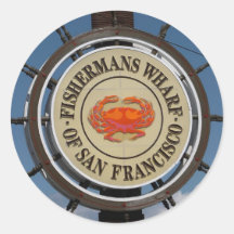 San Francisco Warf Stickers