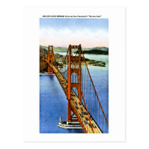 San Francisco's  Golden Gate Bridge postcards