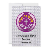 San Gabriel Arcangel Invite