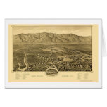 San Gabriel, CA Panoramic Map - 1893 cards
