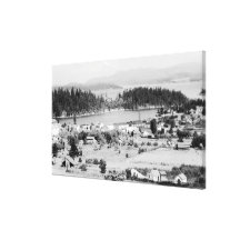 San Juan Islands, WashingtonAerial View of Gallery Wrapped Canvas