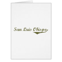 San Luis Obispo  Revolution t shirts Greeting Cards
