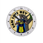 San Luis Rey Round Wall Clock