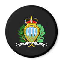 San Marino Coat of Arms Refrigerator Magnet