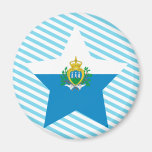 San+Marino Star Magnet
