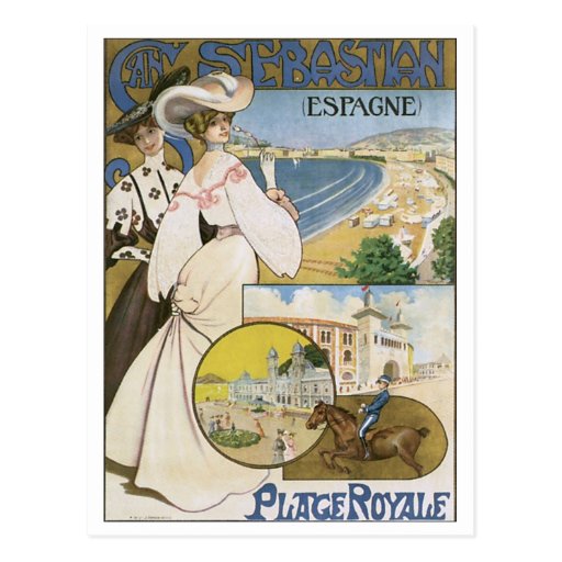 San Sebastian Espana Place Royale Post Cards