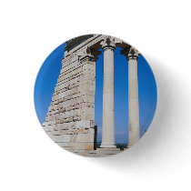 Sanctuary of Apollo, part of the archaeological si Pinback Button