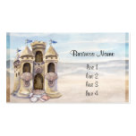 Sand Castle Dreams 2013 Calender Business Card Templates