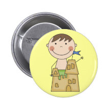 Sand Castle King Tshirts and Gifts Buttons