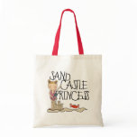 Sand Castle Princess Tote Bags