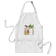 Sand Castle Queen Tshirts and Gifts Apron