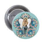 Sand Dollar Angel Button
