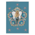 Sand Dollar Angel Card