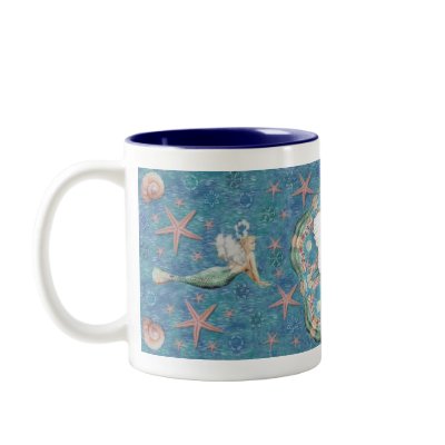 Sand Dollar Angel Mug by Jaenne