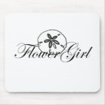 Sand Dollar Flower Girl Mousepad