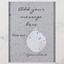 Sand Dollar Flyer Background
