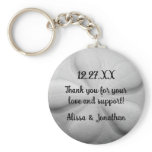 Sand Dollar Personalised Key Ring Wedding Favour keychains