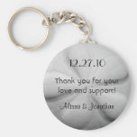 Sand Dollar Personalised Key Ring Wedding Favour Key Chains