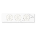 Sand Dollars Bumper Sticker bumper stickers