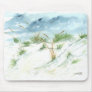 Sand dunes beach seascape nautical watercolor art
