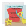 Sand Pail Personalized Invitation