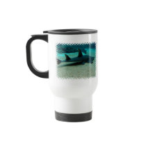 Sand Shark Plastic Travel Mug