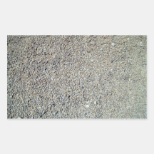 Sand shingle seamless texture rectangular stickers