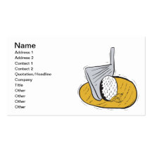 Sand Trap Business Card Template
