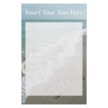 Sand Writing on the Beach, I Love You