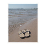 Sandals on the Beach Postcard