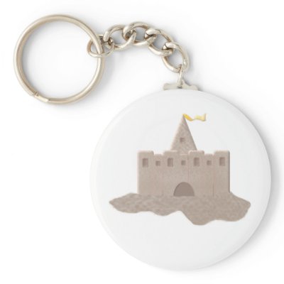 Sandcastle Keychain by Just2Cute