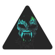 SandDevil Sticker vAquaBlack